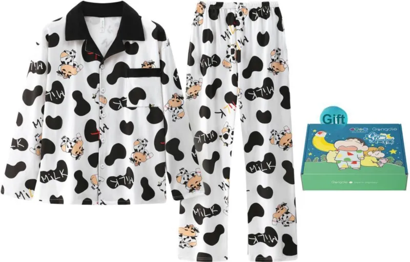 Gongdie x LABIXIAOXIN,LIANMINGKUAN Pajama Gift Box Unisex White, Gift Box Set-4