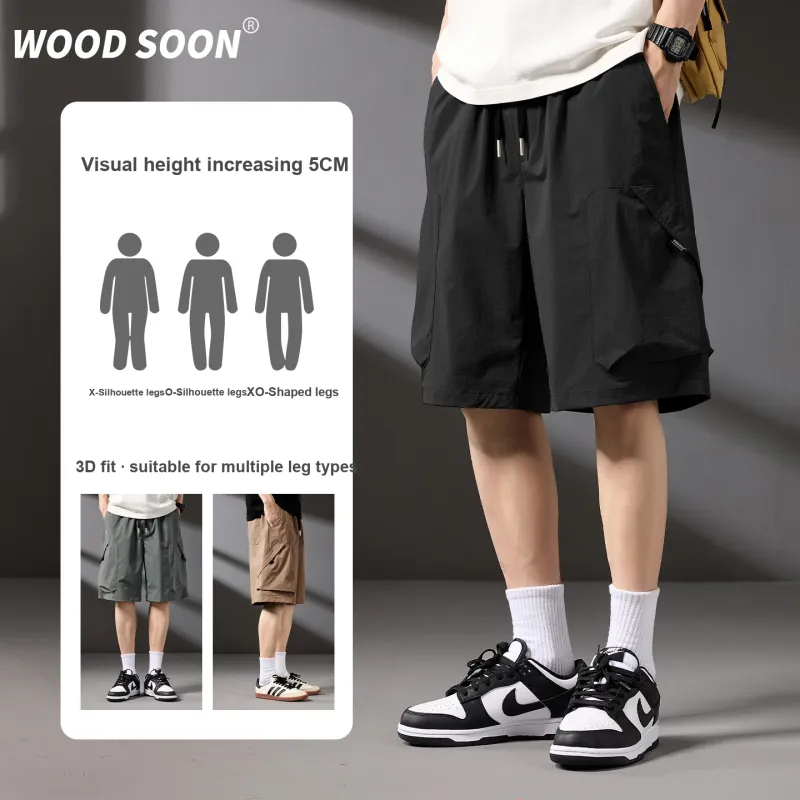 WOOD SOON Cargo Shorts Unisex-5
