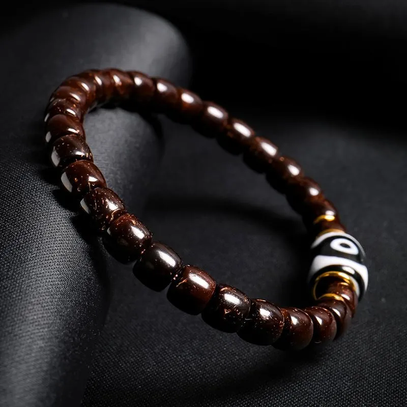 MUSHENGYUAN Coconut Shell Beads Bracelets Men's-3