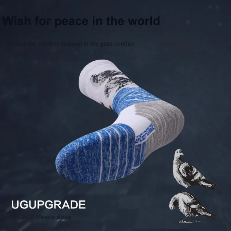 UGUPGRADE Basketball Socks Unisex 3 Pack Mixed Color-2
