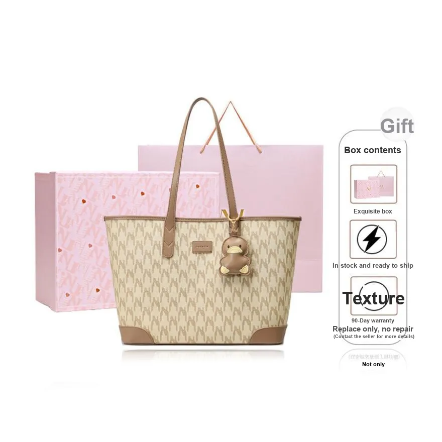 NUCELLE PVC Tote Bag Shopping Bag Shoulder Bags Large Size Women's Multicolor