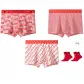 Unlimited Wealth+Flaming Red+Zhao Cai Jin Bao+2 Pack Prosperity Socks