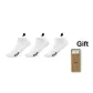 [3 Pack]White *3 (Women's)