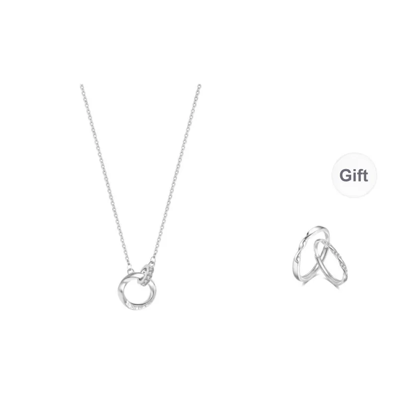 MISS TOOYA S925 Silver Necklaces Women's-0