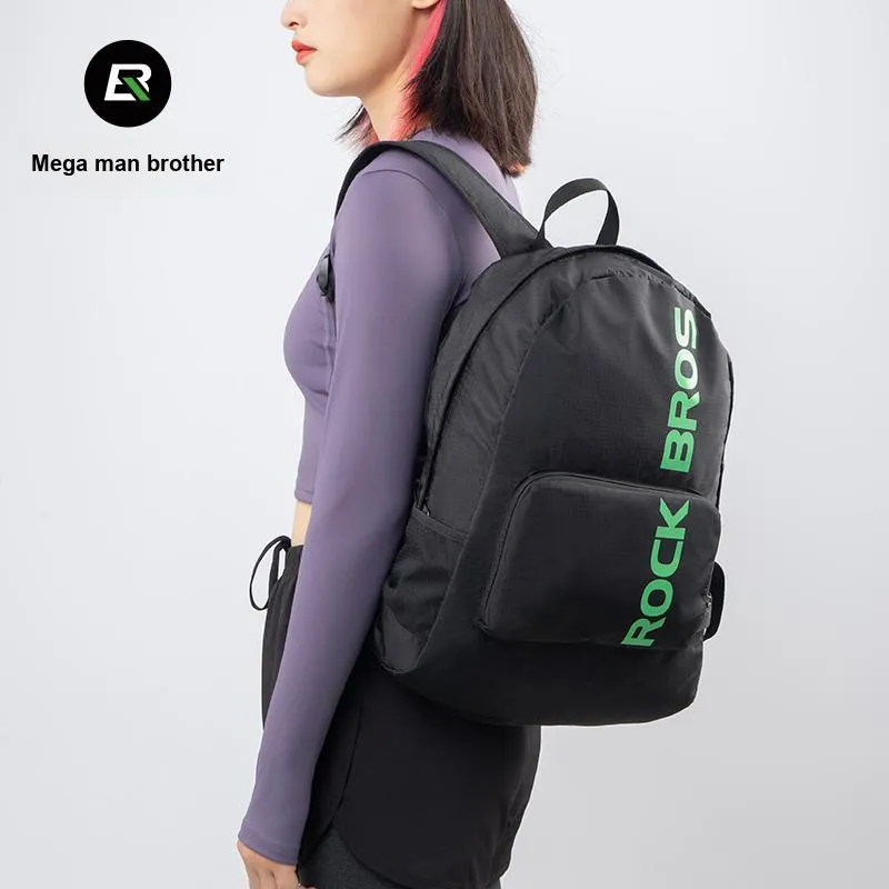 ROCKBROS Polyamide Ultra Thin Fabric Backpack Regular Unisex Black-6