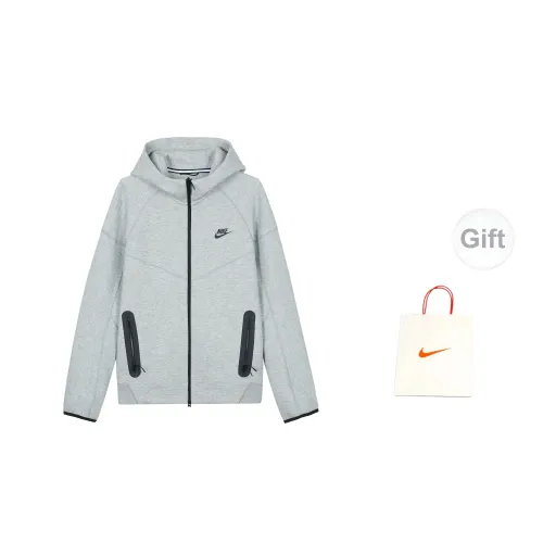 Nike Jackets Men Gray With Gift Bag