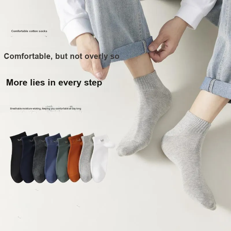 MIIOW Mid Calf Socks Unisex 5 Pack-18