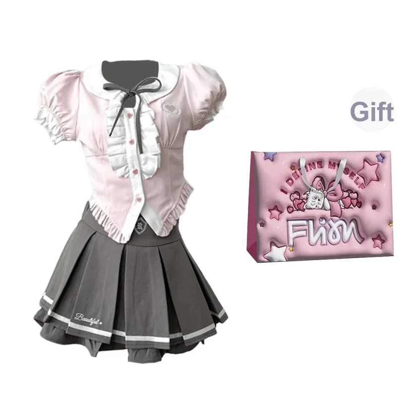 KUNZHUDAXIANG Skirt Set Women's-5