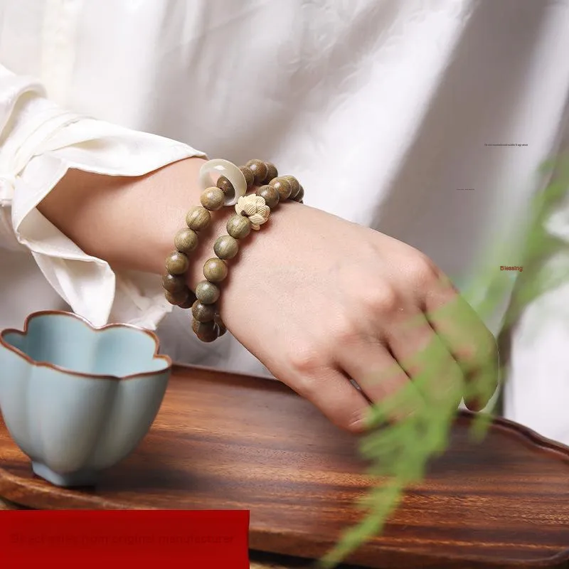LOVEYOU PAI Green Sandalwood Bracelets Unisex-4