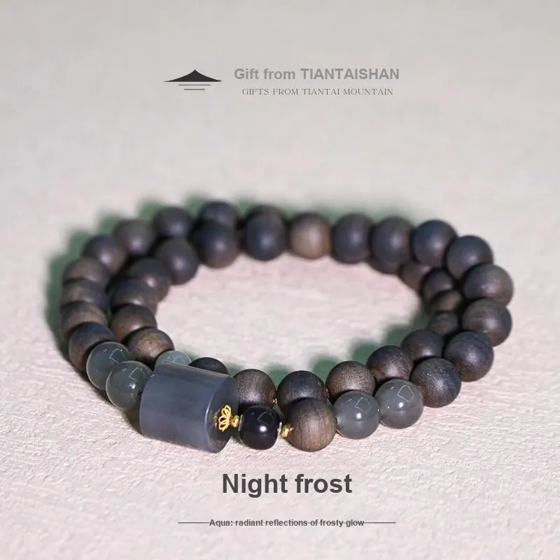 TIANTAISHAN Old Mountain Sandalwood Precious Wood Bracelets Unisex-1