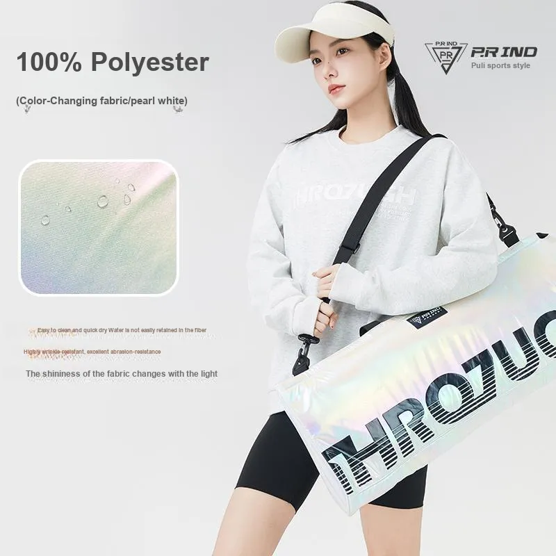 P.R IND Badminton Racket Bags 2 Pcs Multipurpose Strap Pearl White Unisex-5