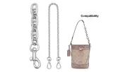 [Silver]Pig Nose Extender Chain 12cm+Decorative Chain