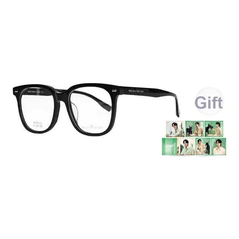 HELEN KELLER Квадратные оправы для очков Унисекс Черный