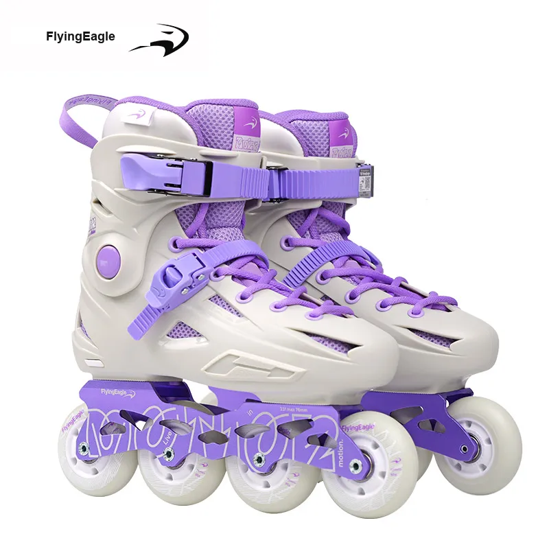 FLYING EAGLE Inline Skates Women's White Purple-2