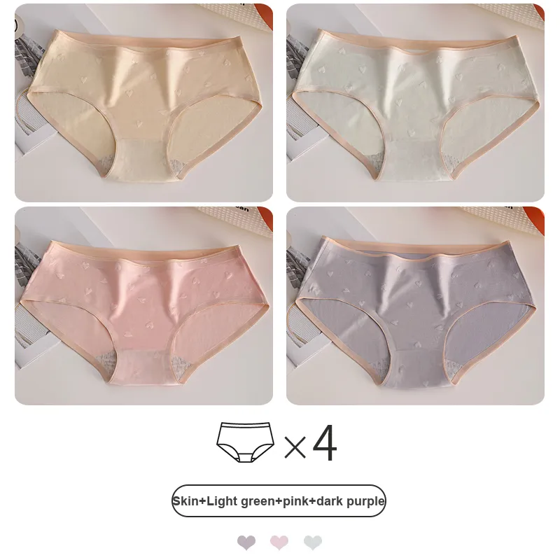 Lan Miao Underpants Women's 4 Pack-4