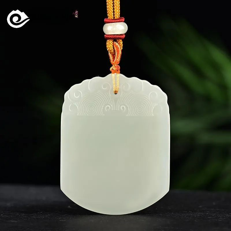 KUNYUYAO Pendants White Jade/Pale Greenish White Jade Unisex-25