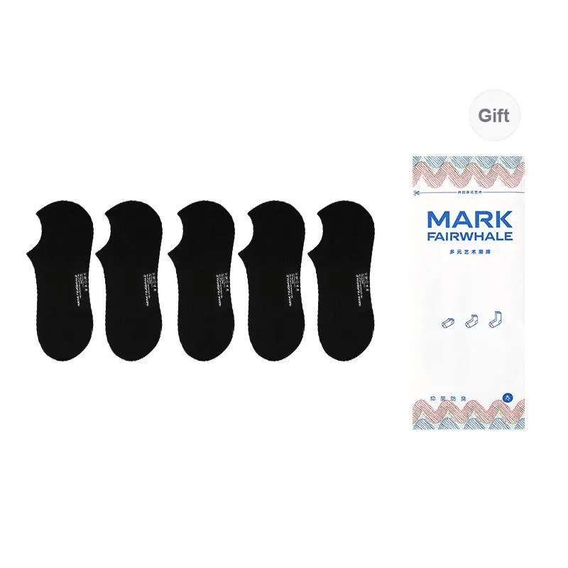 FAIRWHALE Ankle Socks Men's Box 4-Pack-6