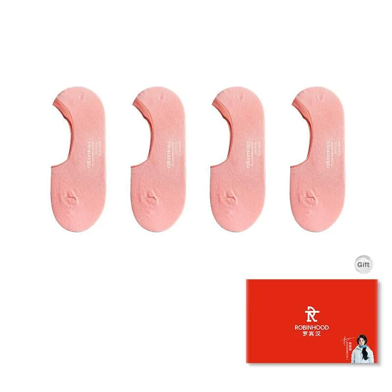 ROBINHOOD No Show Socks Unisex Box 4 Pack-5