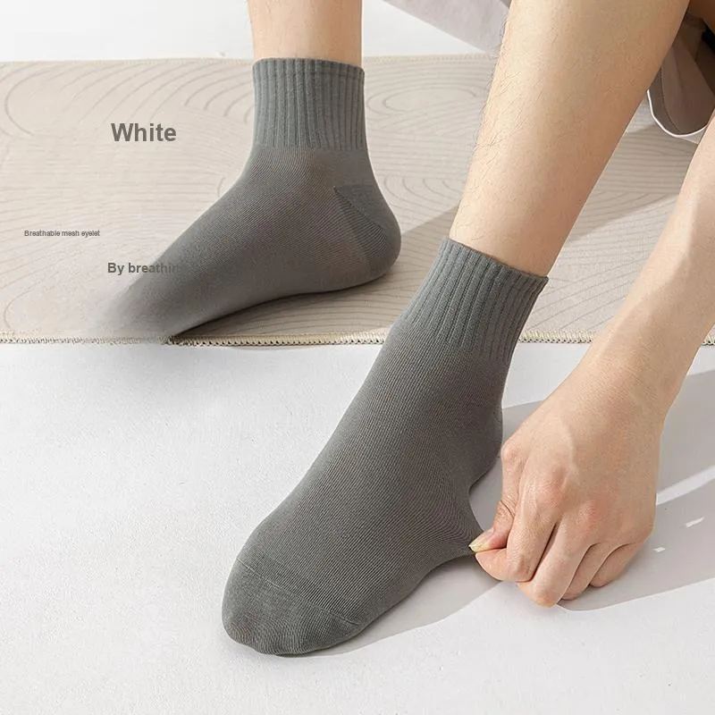 AOKANG Mid Calf Socks Men's 5 Pack-20