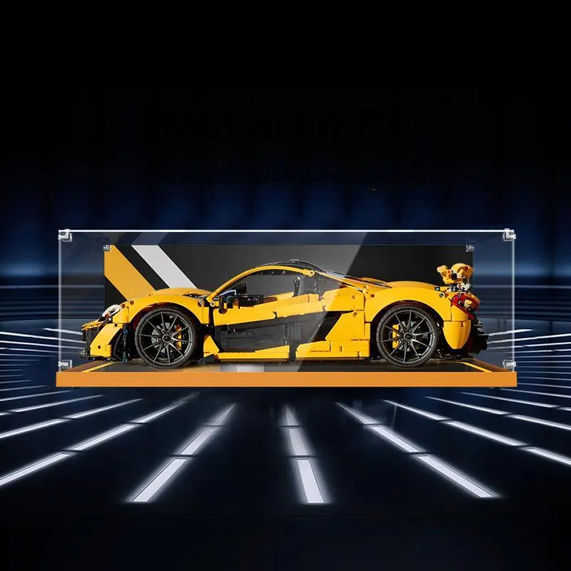 LIGHT YOUR BRICKS LeYiBai Compatibility Building Block 42172 McLaren P1 Racing Storage Box Model Accessories-16