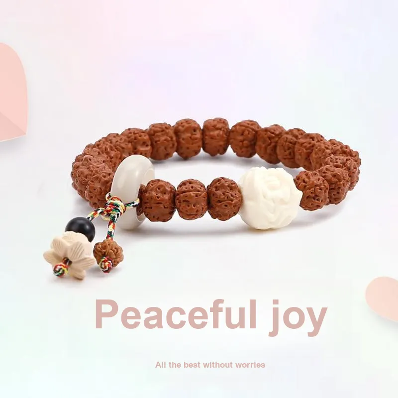 Blooming Petals King Kong Bodhi Seeds Bracelets Unisex-5