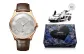 Rose Case White Dial Brown Leather Strap