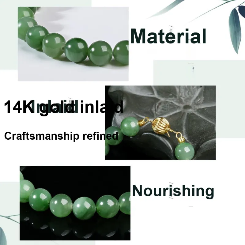 Oriental Jade Hetian Jade Bracelets Jasper Women's-3