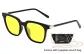 Black Frame with Yellow Lens