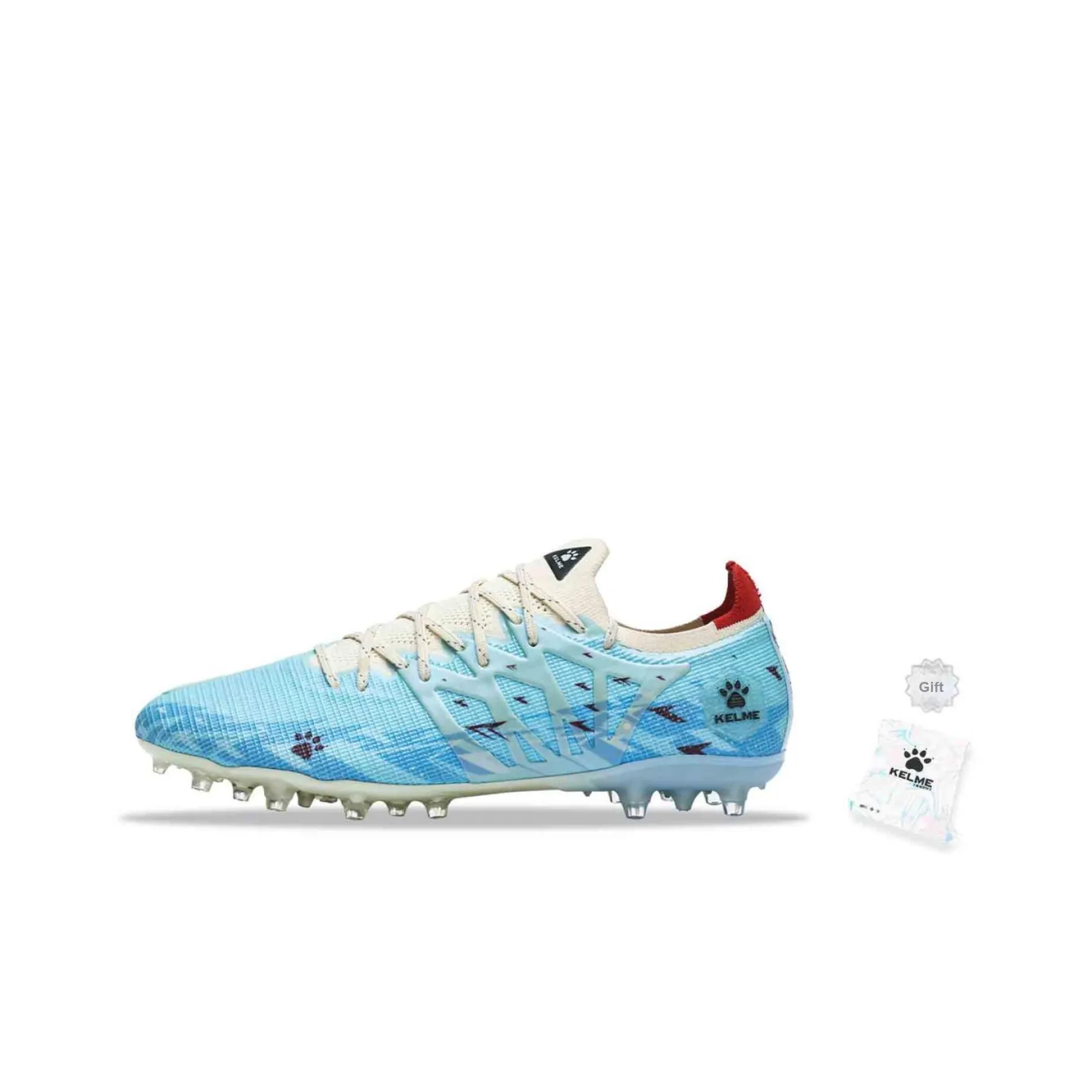 KELME Speed Electric 3.0 Soccer Shoes Men Low Top White