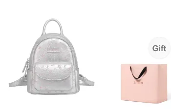 AILUXI PU Backpacks Regular Women's Silver