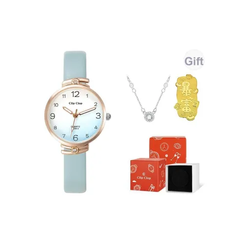 Clip Clop Кварцевый механизм ремешок из полиуретана женские часы многоцветный циферблат