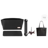 [3종 세트 블랙 실버] 오픈 탑 내피 + 바닥 패드 + 어깨 패드