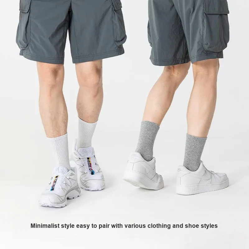 Moremoli Mid Calf Socks Unisex 5 Pack-11