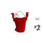 Red Bowknot Hair Tie Comes with