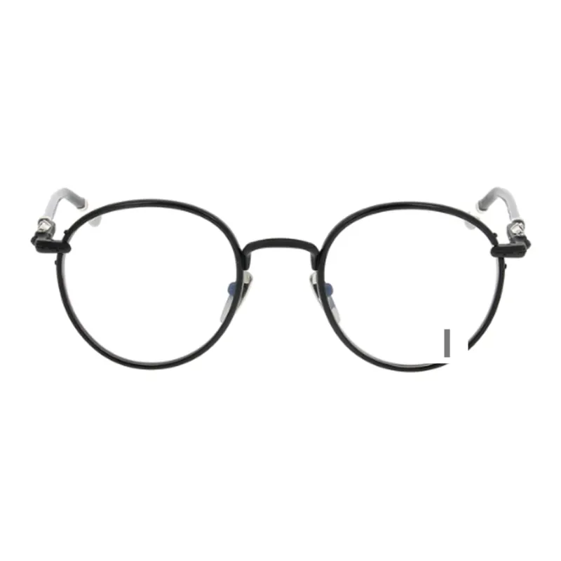 Chrome Hearts Irregular Shape Eyeglass Frames Unisex Black-0