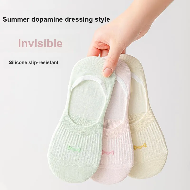 MIIOW Cool One Summer Series No Show Socks Women's 5 Pack-29