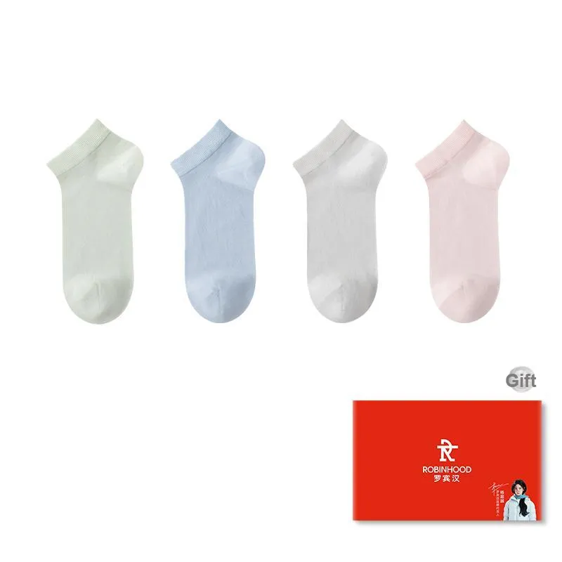 ROBINHOOD Ankle Socks Women's Box 4 Pack-4