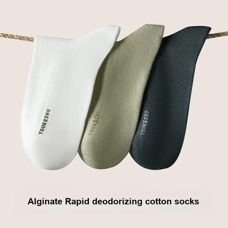 YOUKESHU Men Mid Calf Socks-6