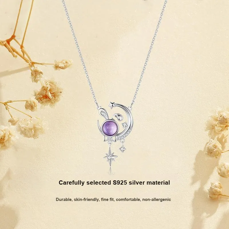 MISS TOOYA S925 Silver Necklaces Women's-2