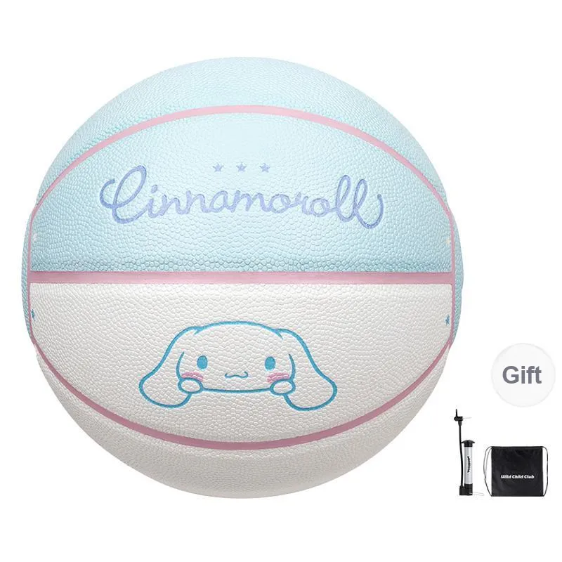 JRs x Sanrio PU Basketball Cream Blue Size 7 Training Unisex-0