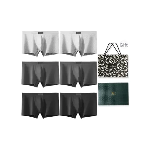 SEPTWOLVES Мужское нижнее белье Подарочная коробка Набор из 6 предметов + Сумка для покупок включена