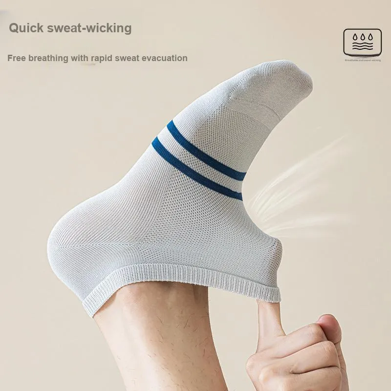 MIIOW No Show Socks Men's 5 Pack-4