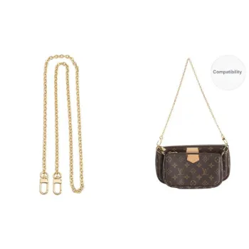 Luxury Care Artisan Workshop Copper Upcycled Crossbody Bag Mahjong Bag With Metal Crossbody Chain Strap Women's Gold