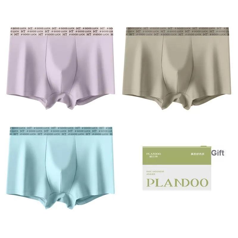 PLANDOO Underpants Men's Box 3 Pack-0