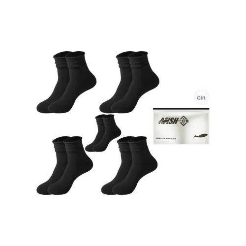 AFISH Носки Crew Женские 5 пар с сумкой для покупок в комплекте