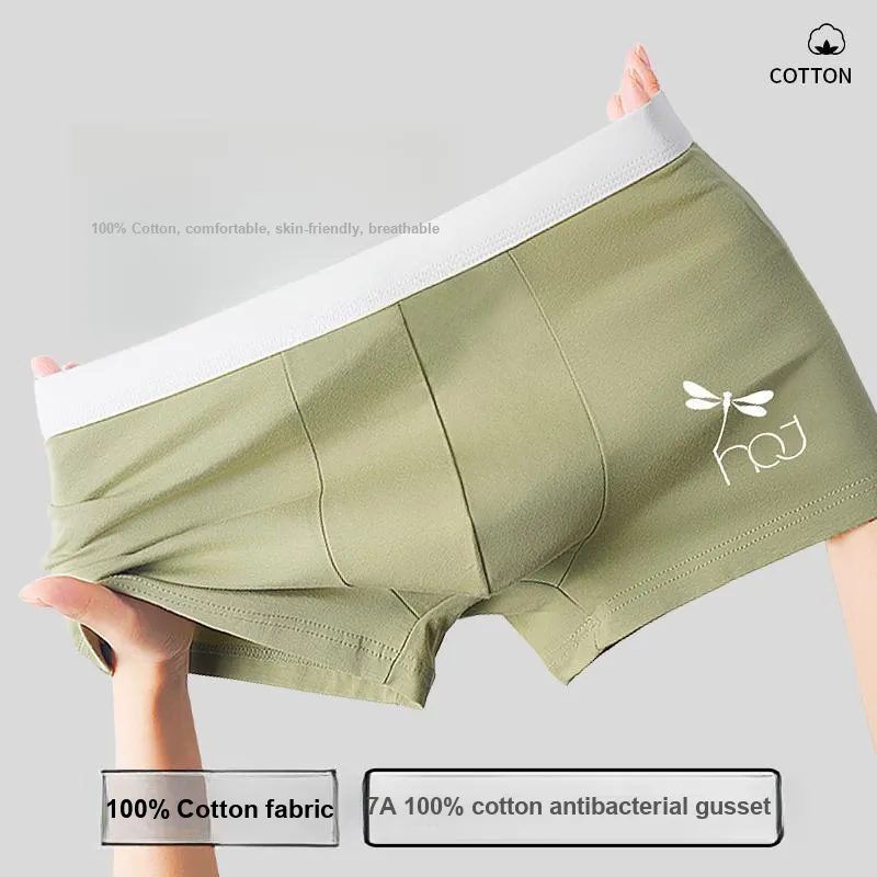 RED DRAGONFLY Cotton Panties Men's 4 Pack Gift Box Set-2