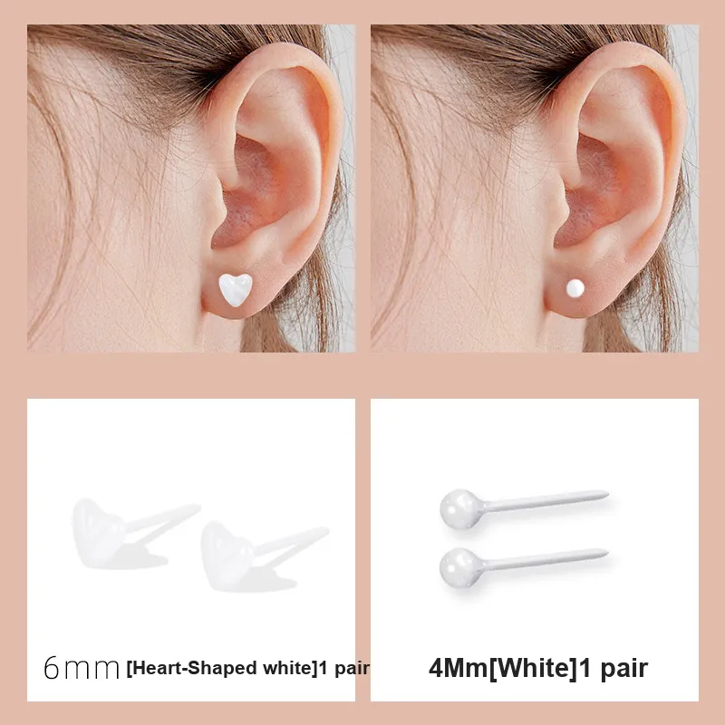 AIDO STUDIO Ceramic Stud Earrings Unisex-5