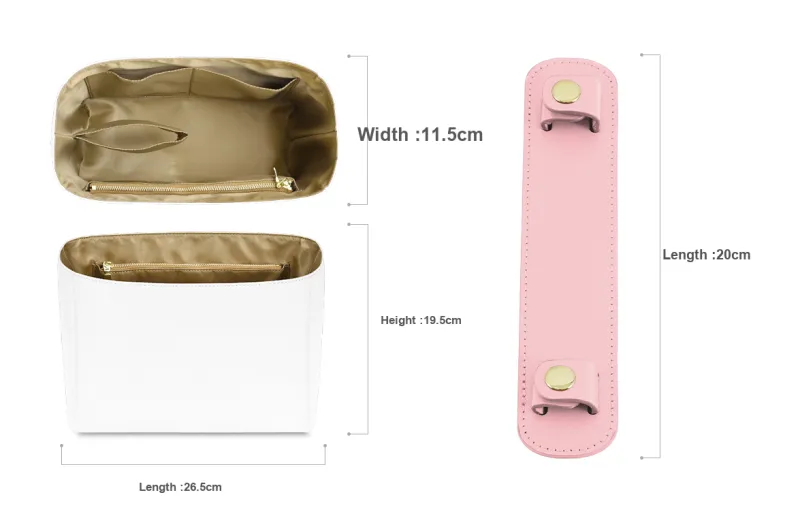 Lan Bao Fan Metal, DuPont Paper Liner, Alloy Extender Chain Bag Accessory Brown-55