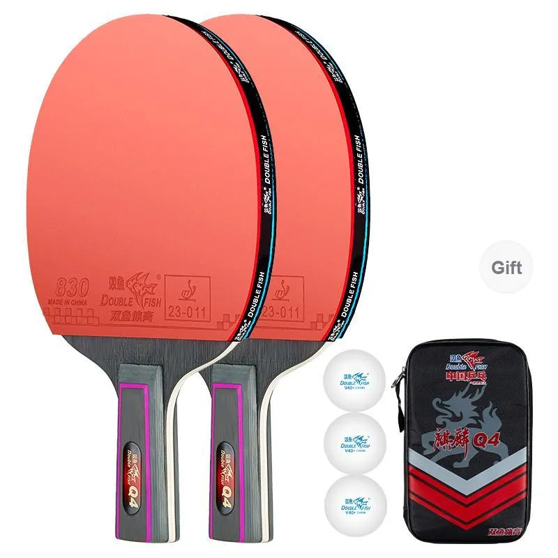 DOUBLEFISH Ping Pong Paddles Unisex Maple Wood Base-20