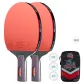 [6-Star Competition Edition]Short Handle Penhold Grip*2+Original Thickened Racket Bag+3 Pcs Competition Exclusive Balls